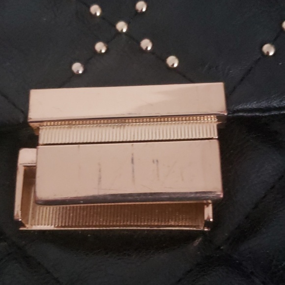 Rampage crossbody  quilted black & gold - Picture 4 of 4